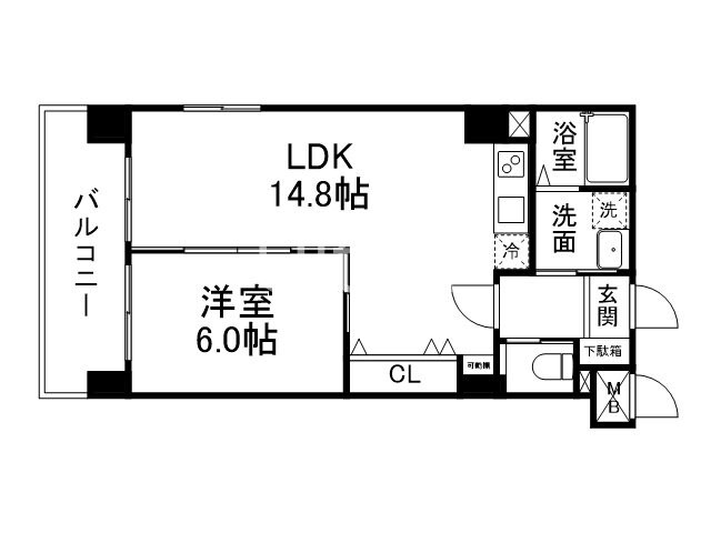 5S京都五条の物件間取画像