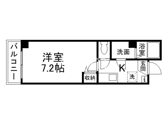 GROOVE京都五番町の物件間取画像