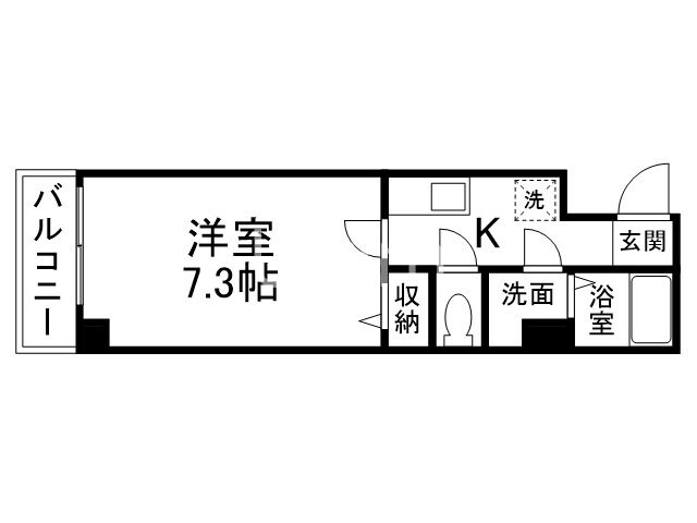 GROOVE京都五番町の物件間取画像