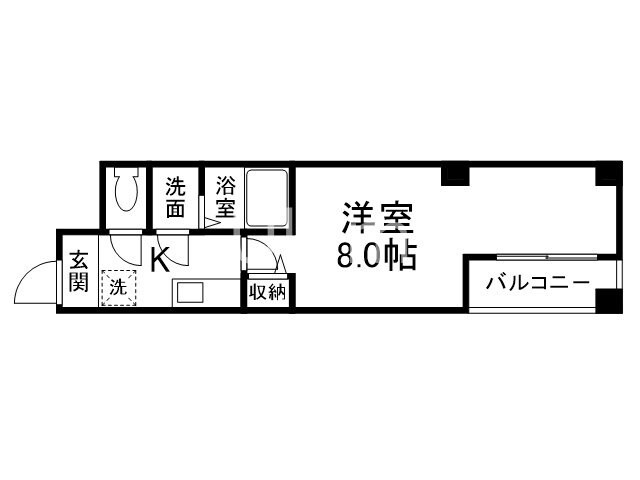 GROOVE京都五番町の物件間取画像