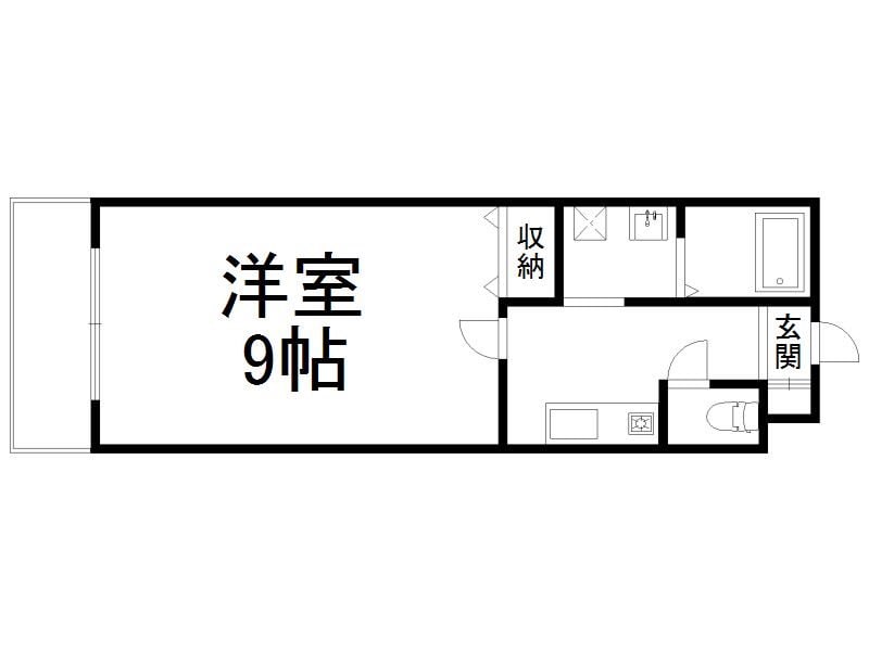 プランブルー円町の物件間取画像