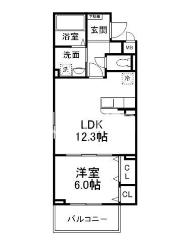 ジオコートの物件間取画像