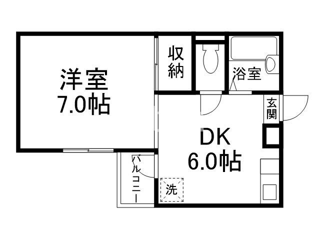 シギハイツ竹田の物件間取画像