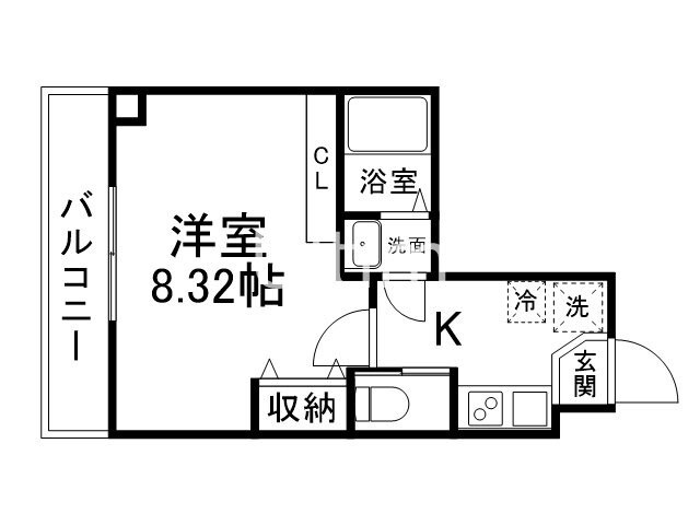 ウイングス千本丸太町の物件間取画像