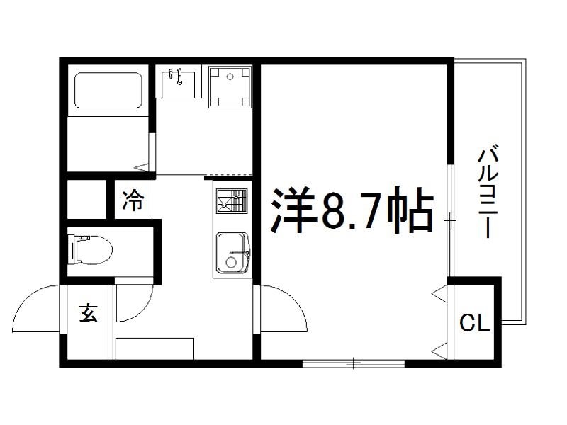 メゾンリリーの物件間取画像