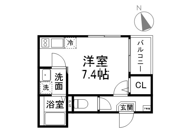 Luna　Terraceの物件間取画像