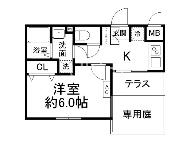 ヴィラ四条大宮の物件間取画像