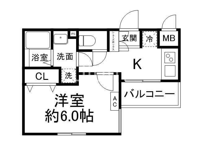 ヴィラ四条大宮の物件間取画像