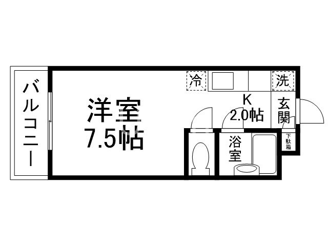 シティーハウスMARSAの物件間取画像