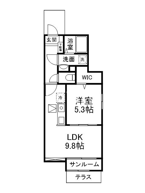 Ｋ．Ｔｒｉｎｉｔｙの物件間取画像