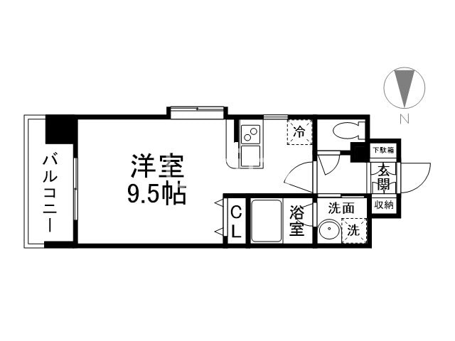 ベラジオ烏丸御池IIの物件間取画像