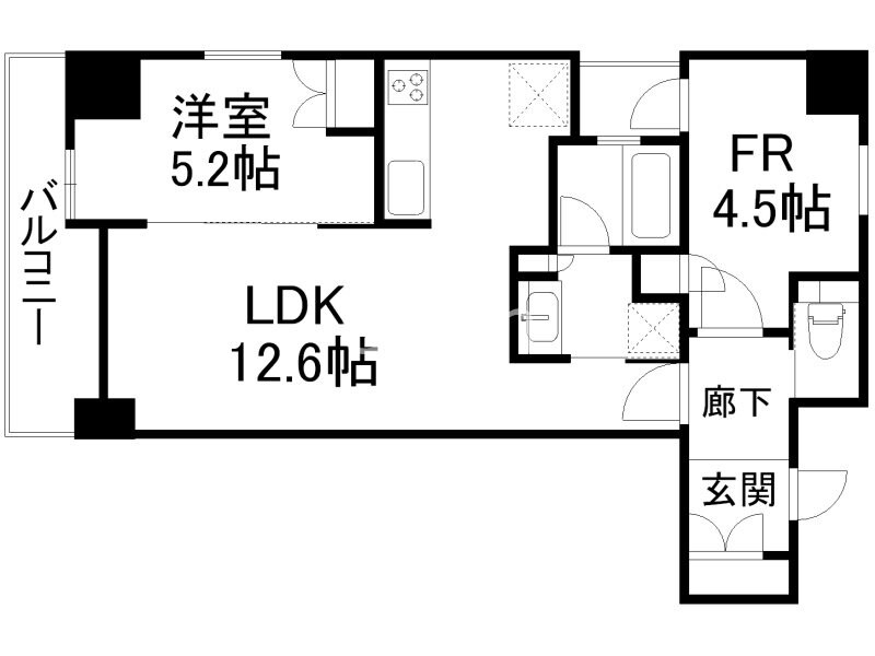 ＳＯＨＯ烏丸の物件間取画像