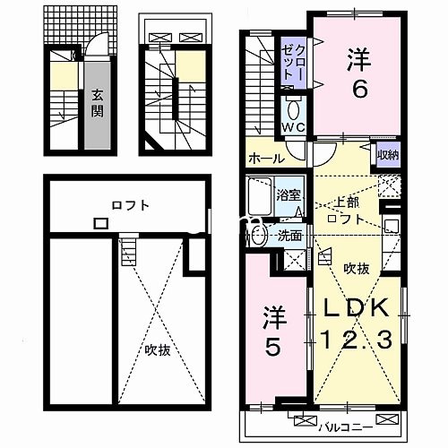 カーサアルドーレIの物件間取画像