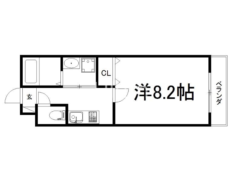 クレアーレ丹波橋の物件間取画像