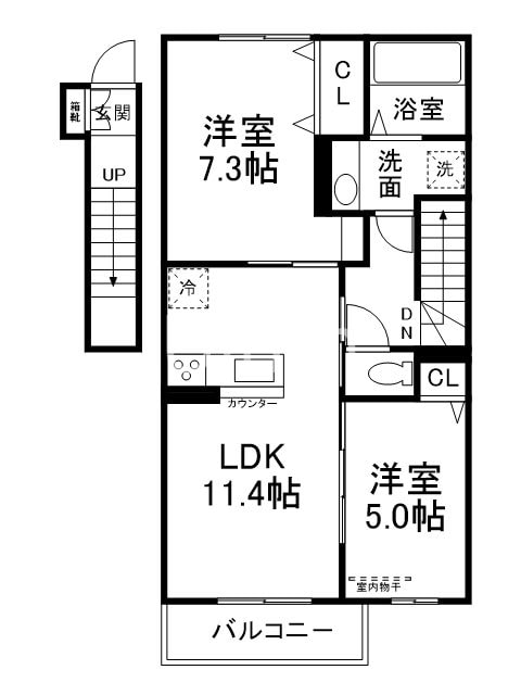 扇山の物件間取画像