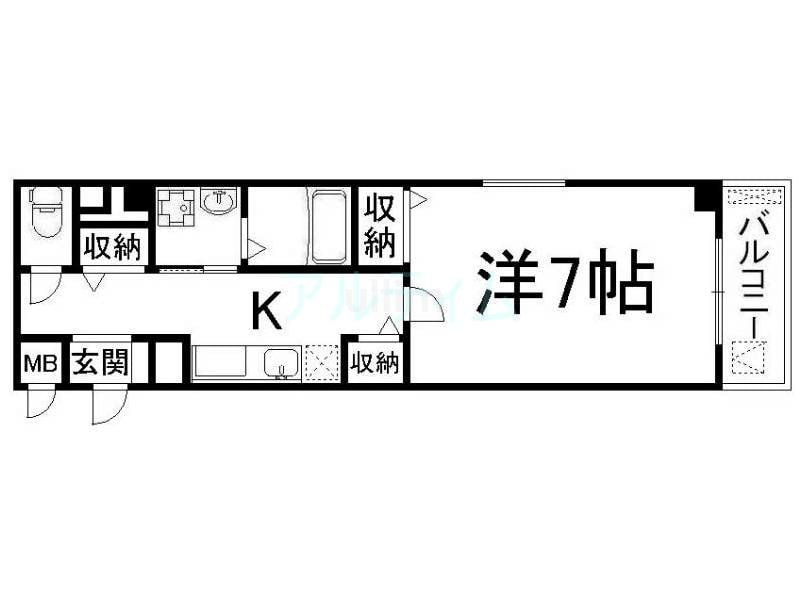 サザン京央の物件間取画像