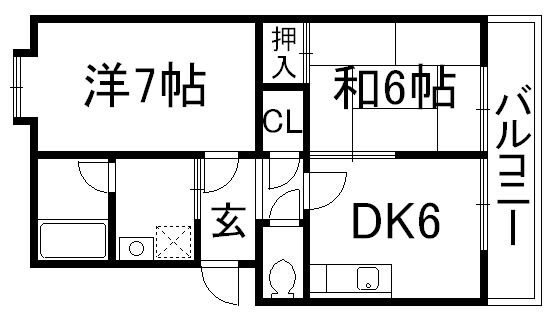 ピアレス千本の物件間取画像