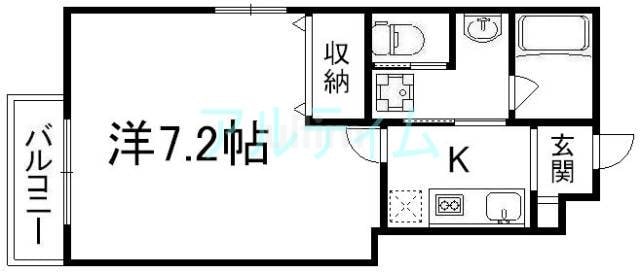 クリオジーテ七条の物件間取画像