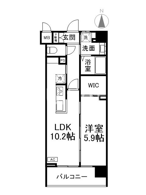 （仮称）THE RESIDENCE　文化庁前の物件間取画像