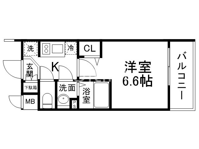 ファステート京都東福寺パラベルの物件間取画像