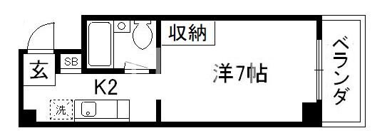 オーベスト華洛の物件間取画像