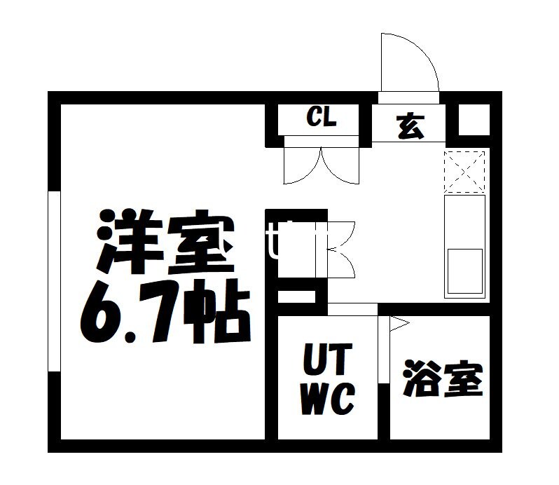 ベレーザ鴨川五条の物件間取画像