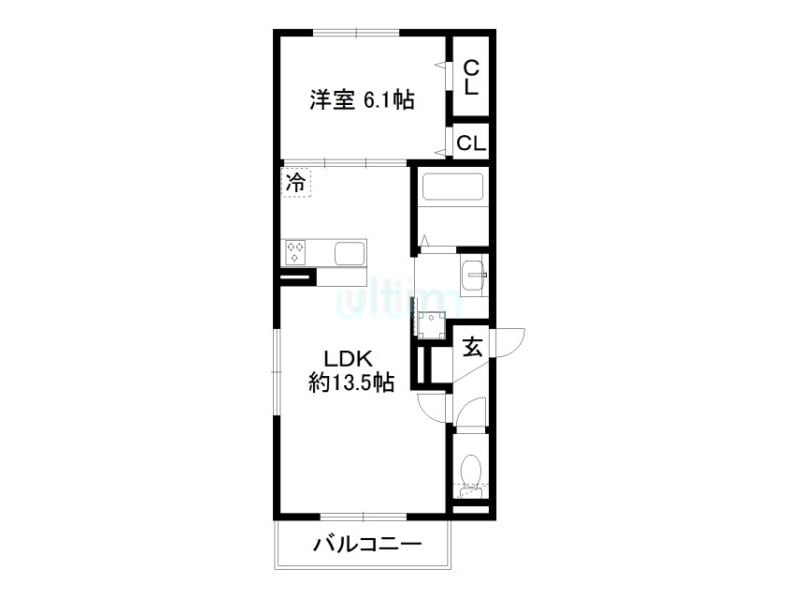 ルミエール源の物件間取画像