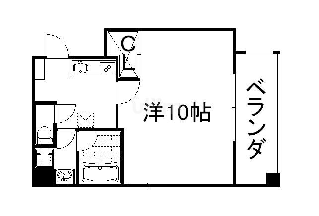 梅小路京都西　駅 徒歩2分 7階の物件間取画像