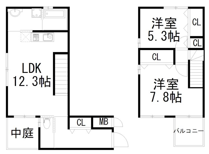 ＴｅｓｏｒｏＮｏｚａｋｉの物件間取画像