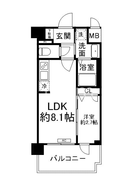 ソルテラス京都勧進橋PARK SIDEの物件間取画像