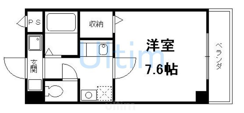 カンタル中書島の物件間取画像