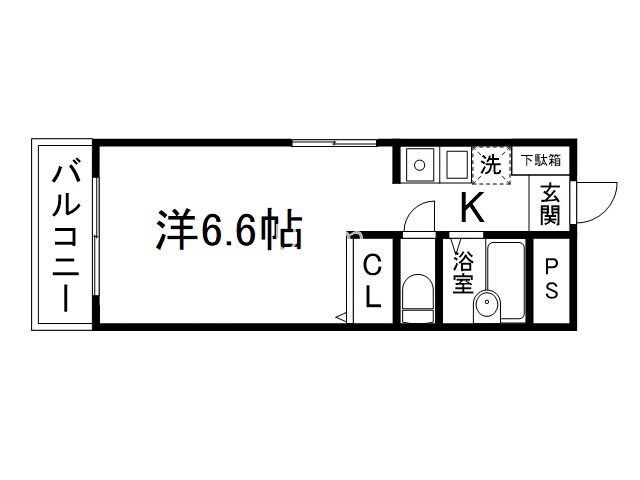 セゾン桃山の物件間取画像