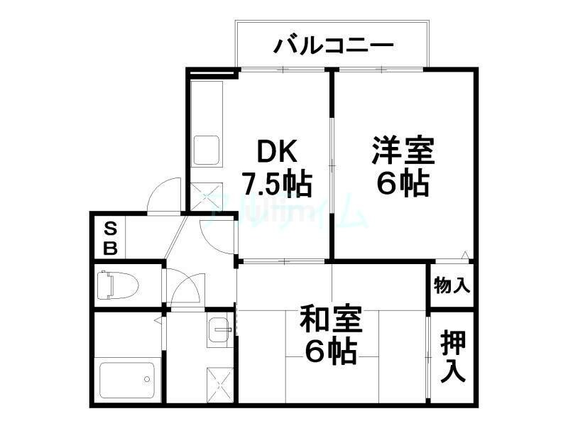 クレールエルマの物件間取画像