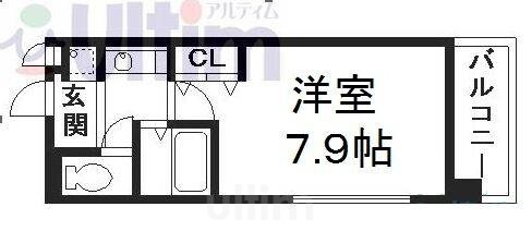 サムティ京都祇園の物件間取画像