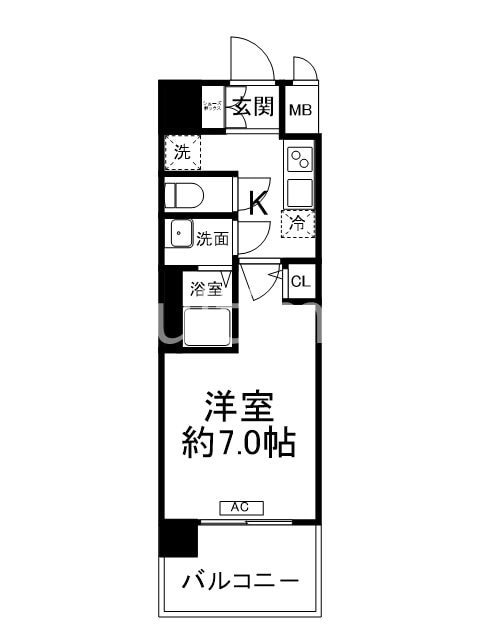 ソルテラス京都十条駅前の物件間取画像