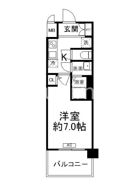 ソルテラス京都十条駅前の物件間取画像