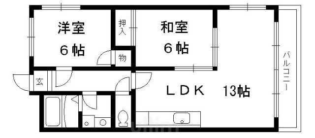 アメニティー91の物件間取画像