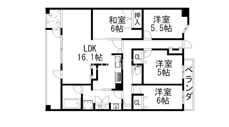 ファミール伏見桃山町ネクスタージュの物件間取画像