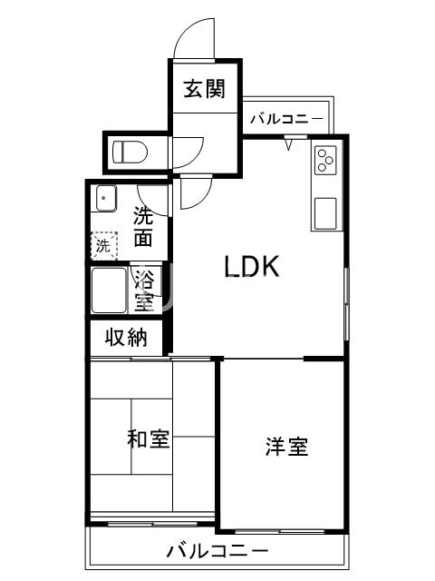 サンマンション四条柳馬場の物件間取画像