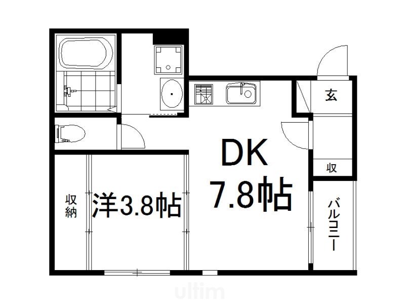 ルアーナ京都伏見の物件間取画像