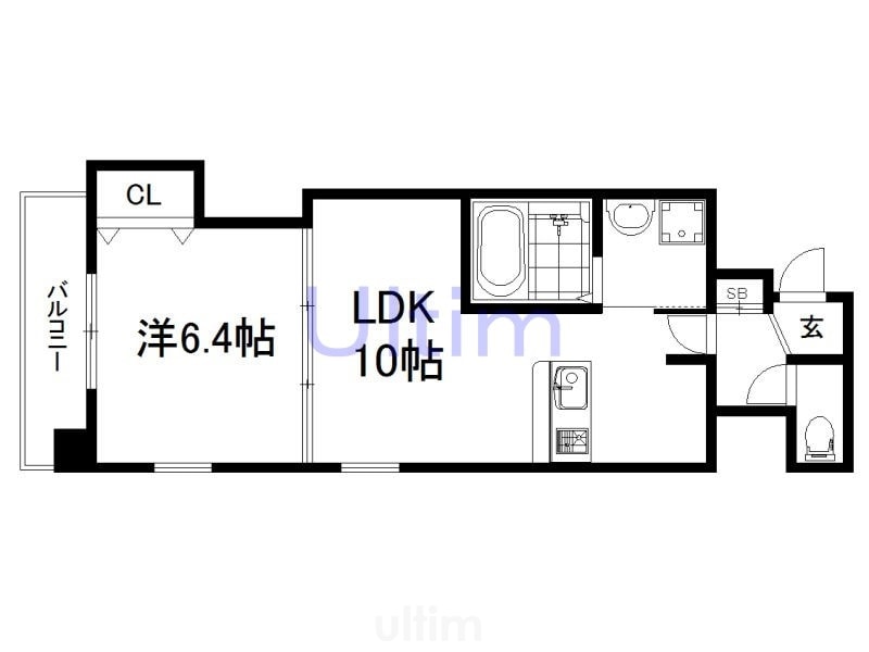 Ｌｕｘｅ中書島の物件間取画像