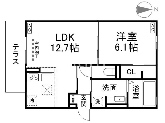 ジュメイラKYOTO2の物件間取画像