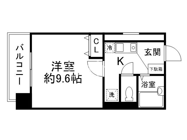 プレサンス京都御所西の物件間取画像