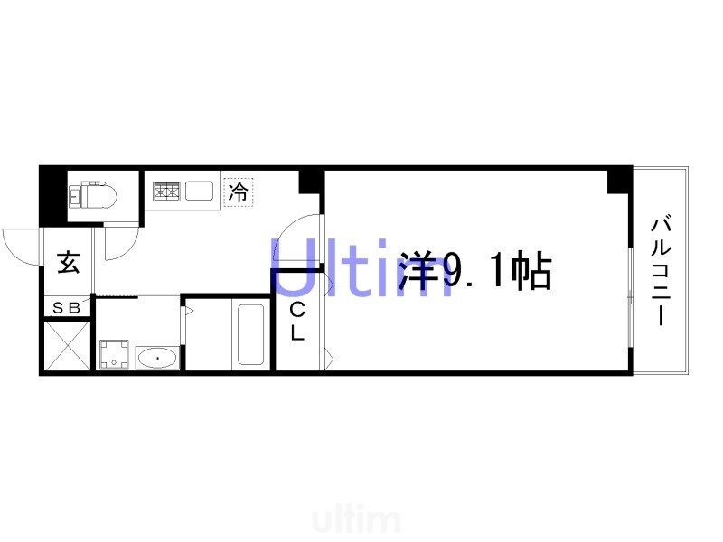 ＡＣ．ＣＯＵＲＴの物件間取画像