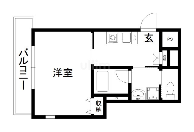 Espoir東寺の物件間取画像