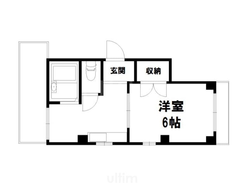 シャトレ一条の物件間取画像