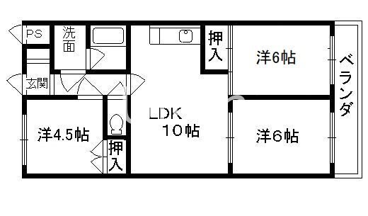 エトワールヤマダの物件間取画像