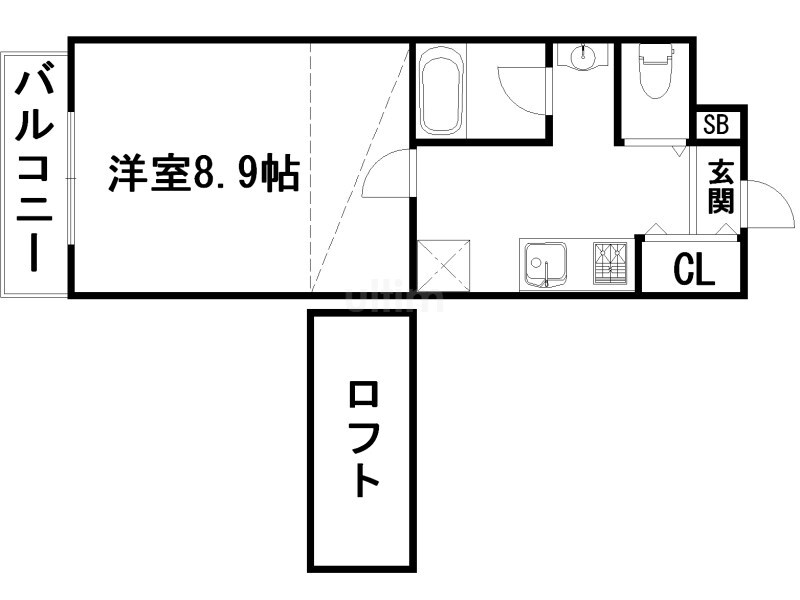 サンモールコート十条の物件間取画像