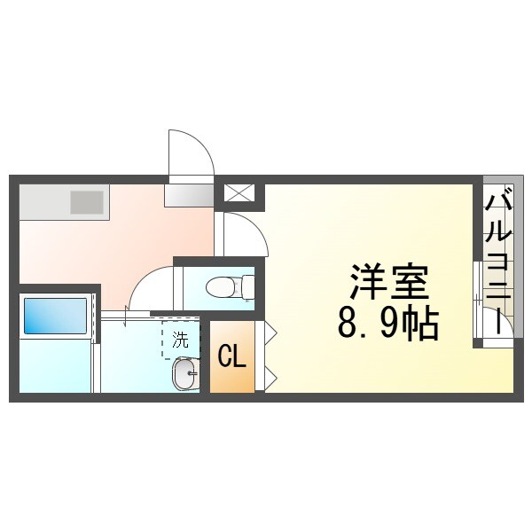 フジパレス出屋敷V番館の物件間取画像