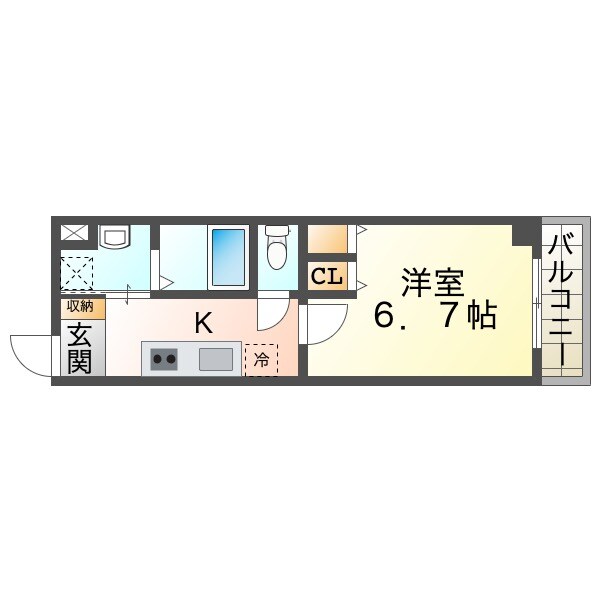 コートカトレアの物件間取画像